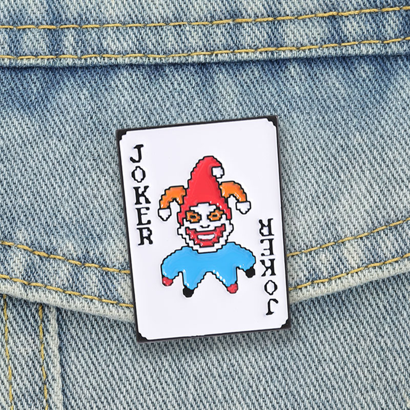 Joker Gaming Accessories - Pin Enamel Joker Poker, Bros Kartu