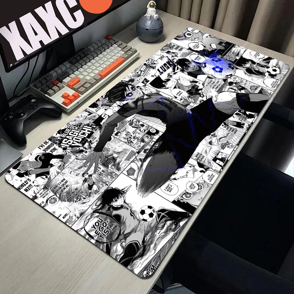 Gaming Accessories White - Hitam dan Putih Anime Mouse Pad