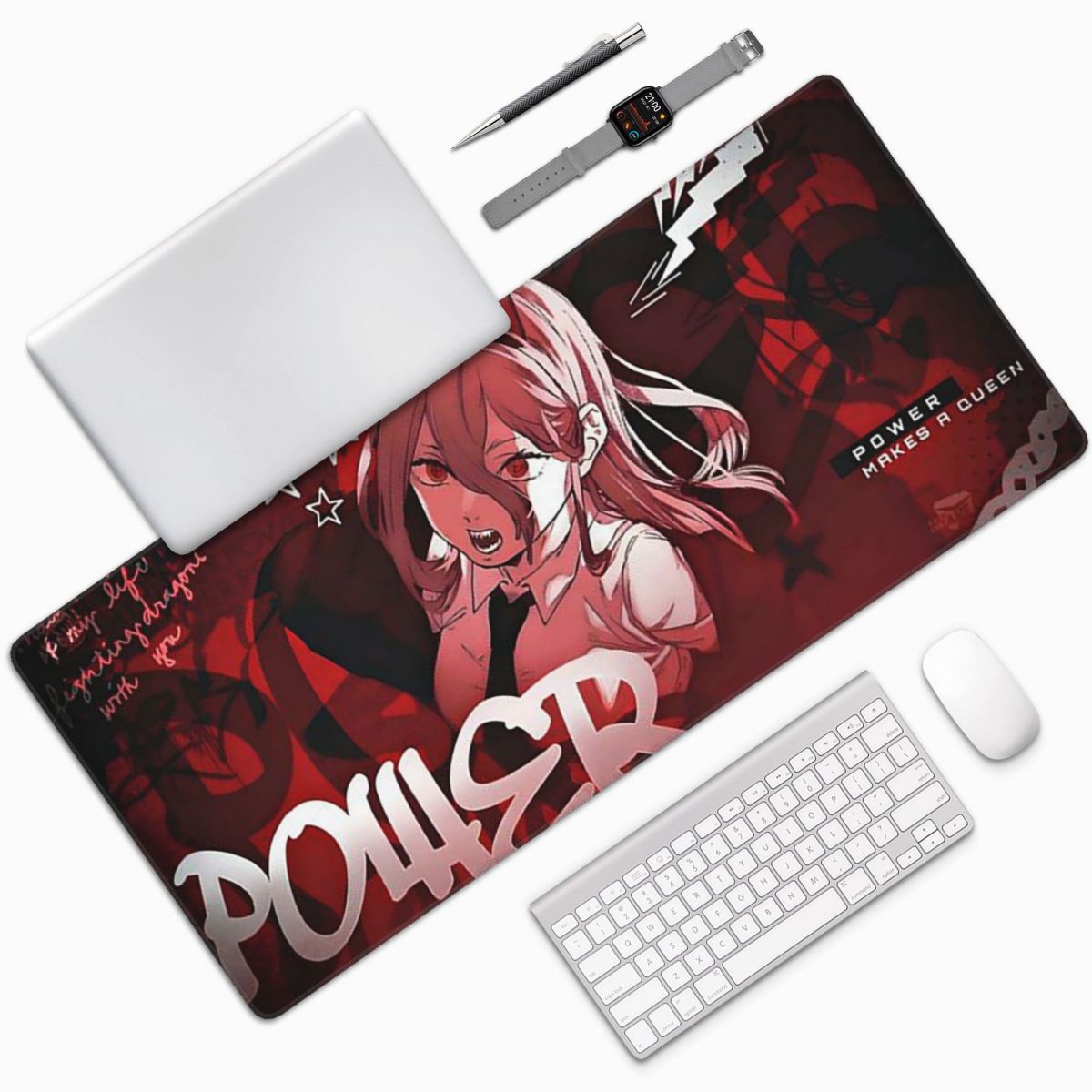 Gaming Accessories Men - Alas Mouse Besar Anime Chainsaw Man