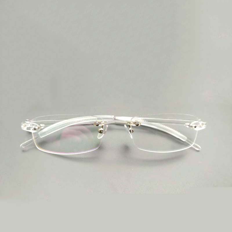 Gaming Accessories Men - Transparan Bingkai Kacamata Wanita Pria Ultralight
