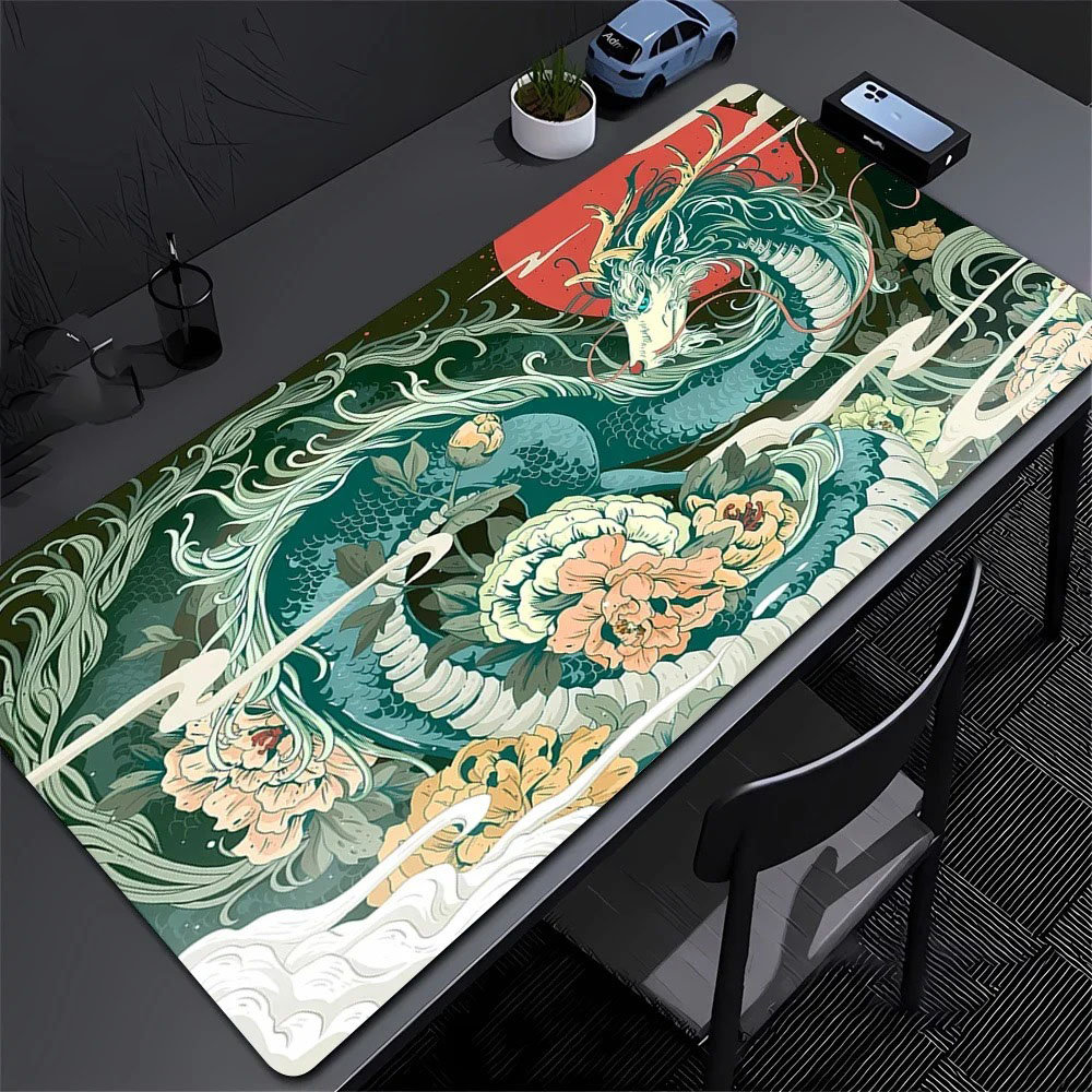 Gaming Accessories Pc Setup - Alas Meja Bunga Peony Naga Timur