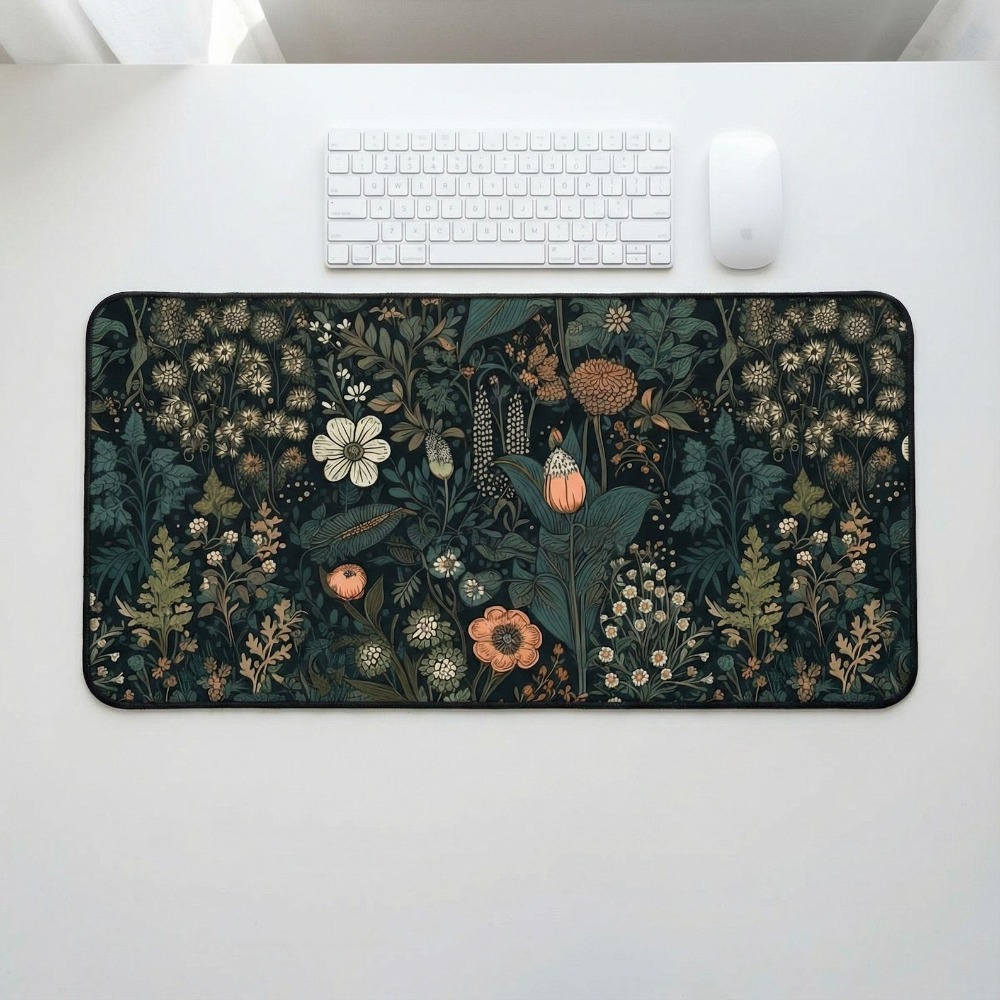 Vintage Gaming Accessories - Alas Meja Bergaya Cottagecore Gelap, Alas