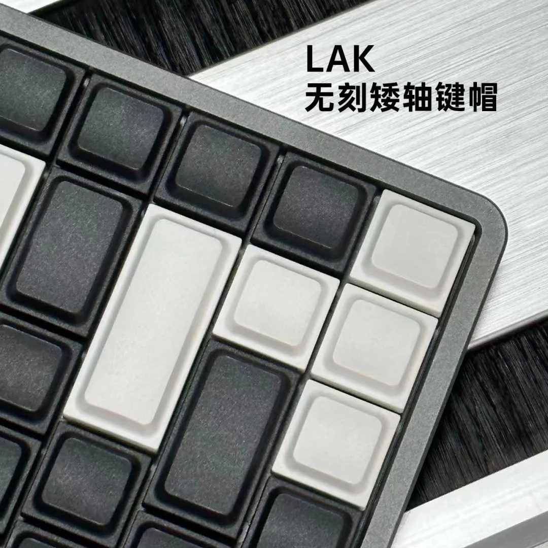 Gaming Accessories White - Set Keycaps Profil Rendah LAK Custom
