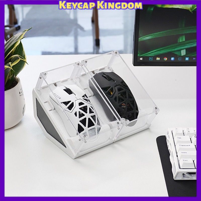Penutup Debu Mouse Akrilik Tra - Gaming Accessories Pc Setup ulasan dan harga