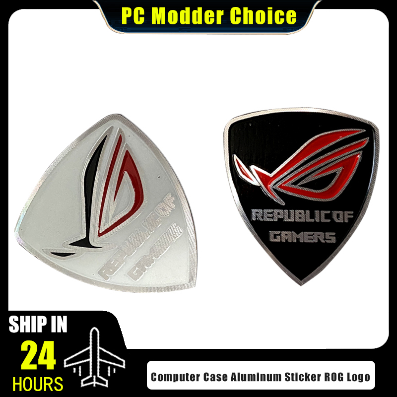 Stiker komputer aluminium Logo - Gaming Accessories White ulasan dan harga