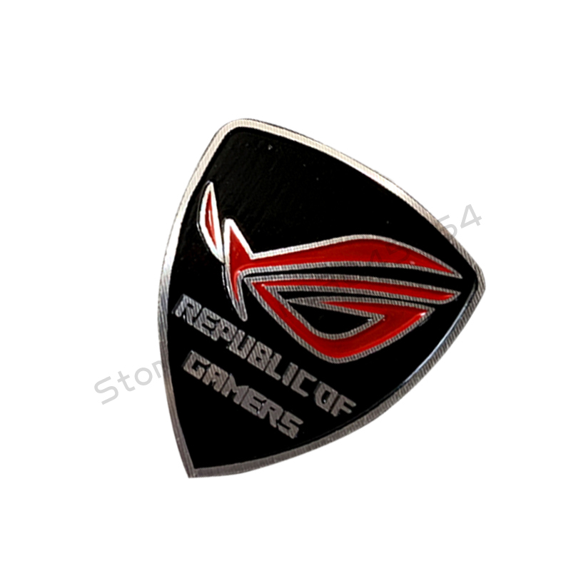 Stiker komputer aluminium Logo - Gaming Accessories White ulasan dan harga