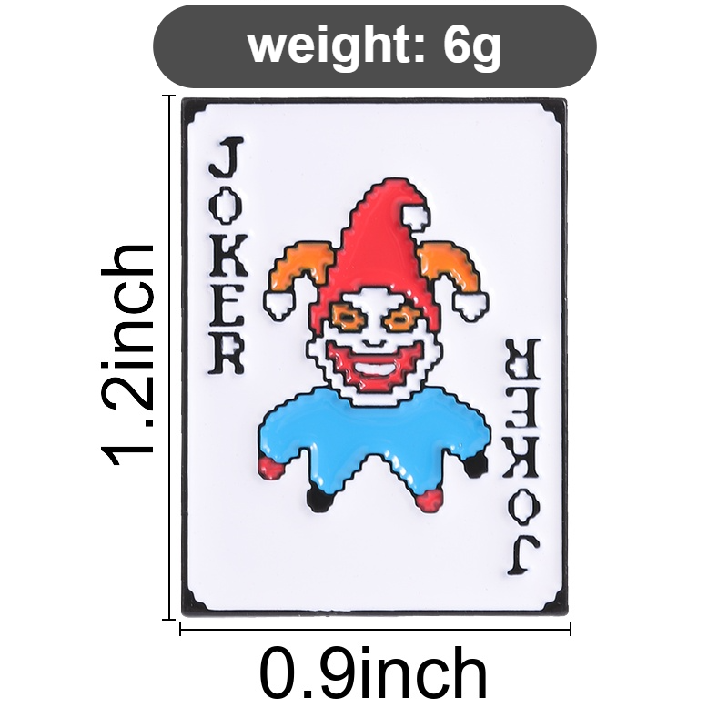 Pin Enamel Joker Poker, Bros K - Joker Gaming Accessories ulasan dan harga