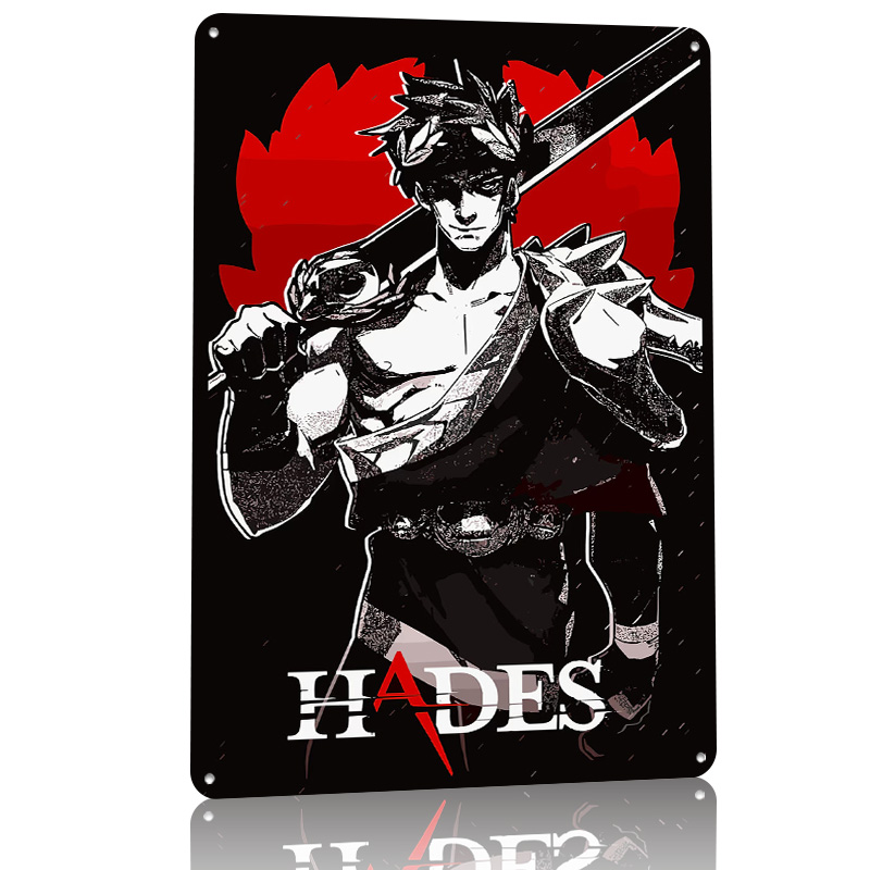 Poster Logam Game Hades, Seni  - Vintage Gaming Accessories ulasan dan harga
