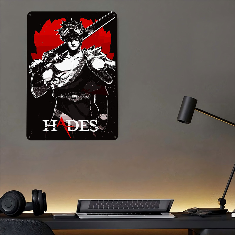 Poster Logam Game Hades, Seni  - Vintage Gaming Accessories ulasan dan harga
