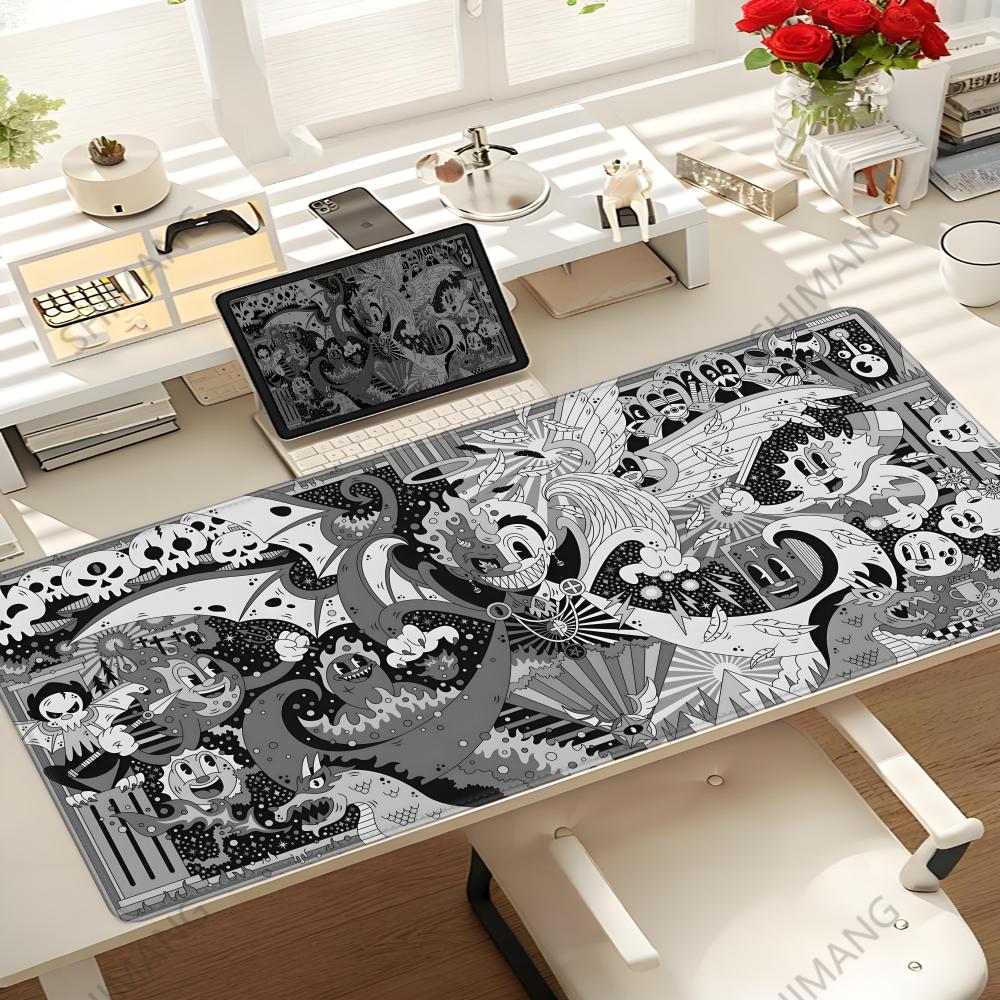 Jepang Kawaii Deskmat Rubrehos - Gaming Accessories White ulasan dan harga