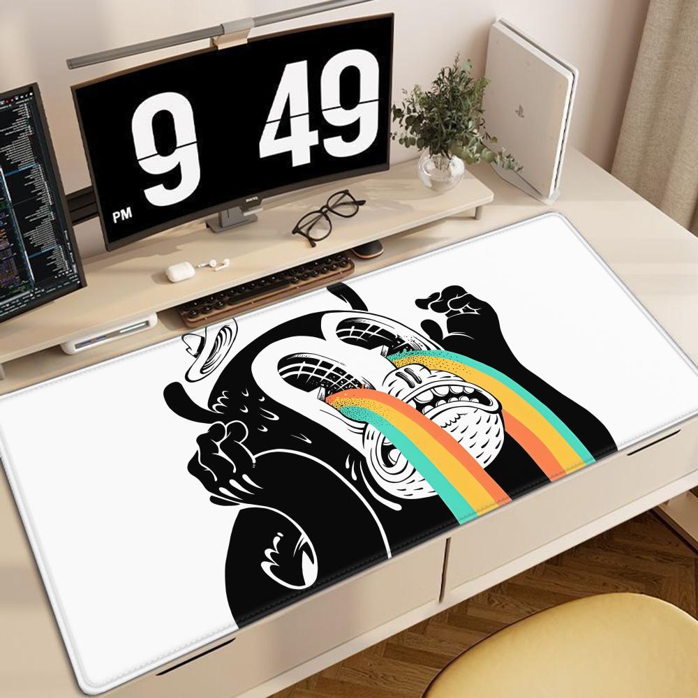 Jepang Kawaii Deskmat Rubrehos - Gaming Accessories White ulasan dan harga