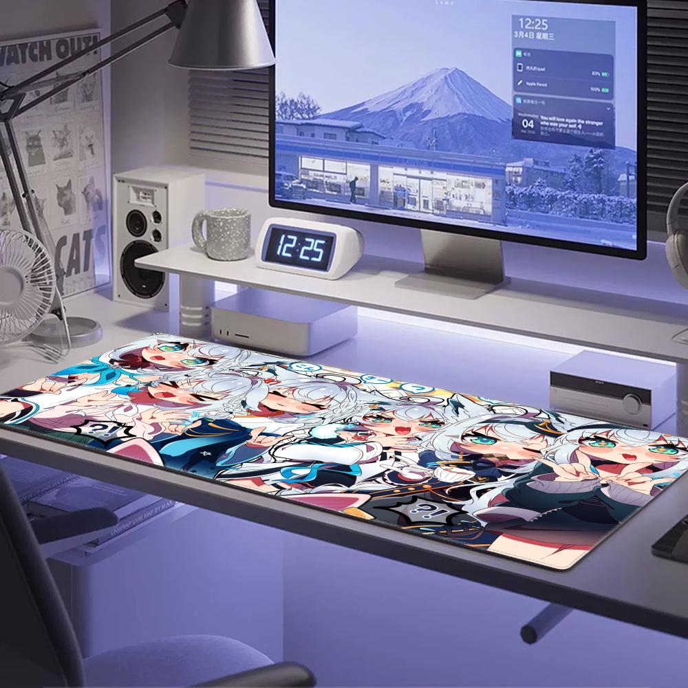 Shirakami Fubuki Mouse Pad Lap - Gaming Accessories White ulasan dan harga