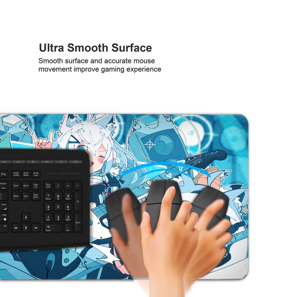 Shirakami Fubuki Mouse Pad Lap - Gaming Accessories White ulasan dan harga