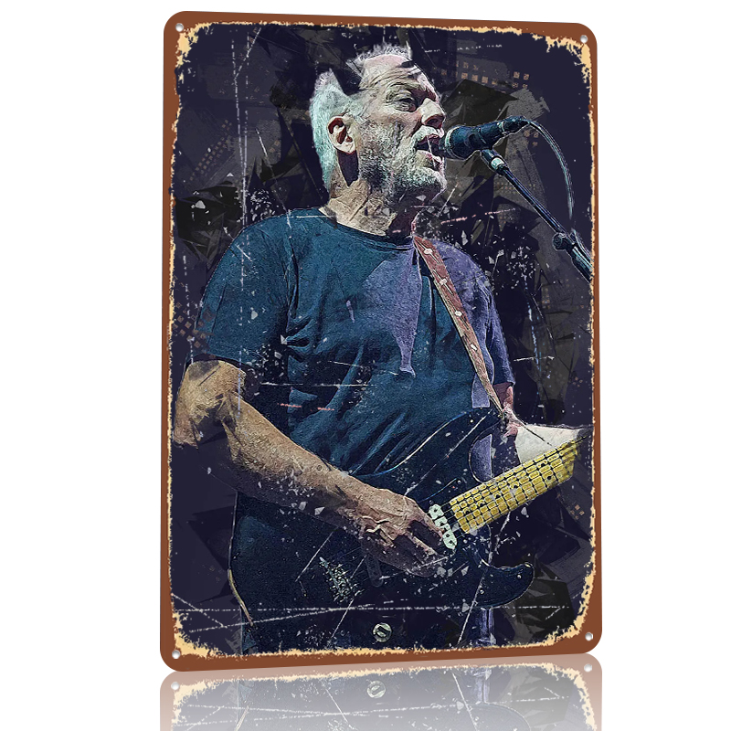 Poster Logam David Gilmour Sen - Gaming Accessories Men ulasan dan harga