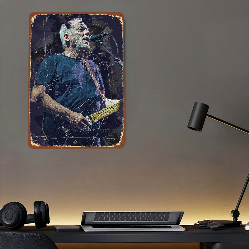 Poster Logam David Gilmour Sen - Gaming Accessories Men ulasan dan harga