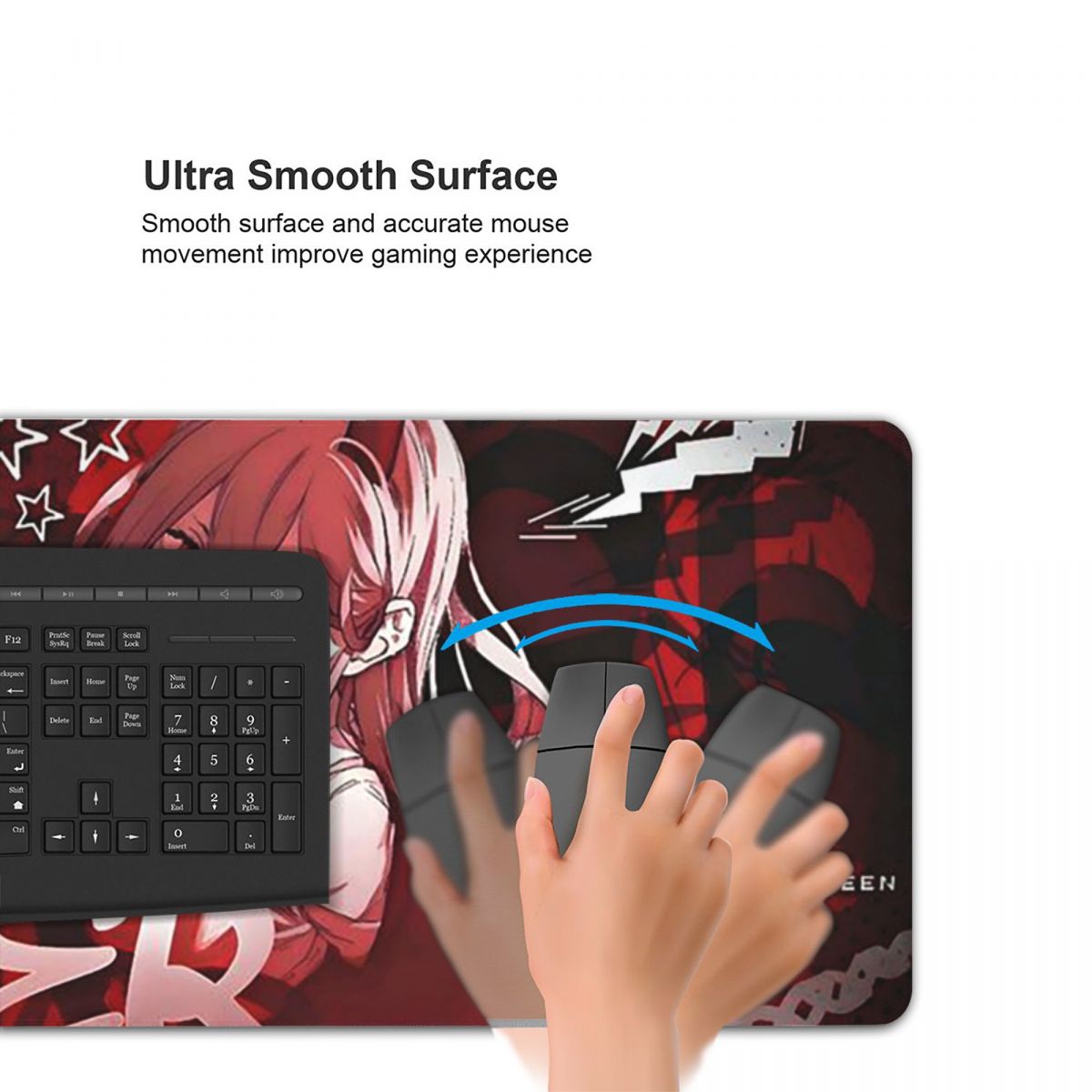 Alas Mouse Besar Anime Chainsa - Gaming Accessories Men ulasan dan harga