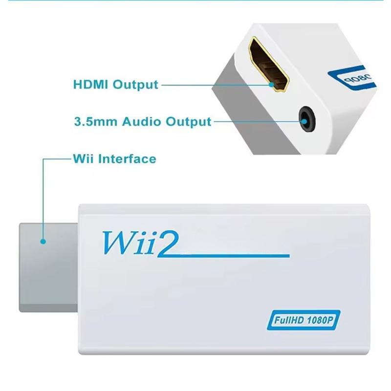Adaptor Kompatibel dengan HDMI - Gaming Accessories White ulasan dan harga
