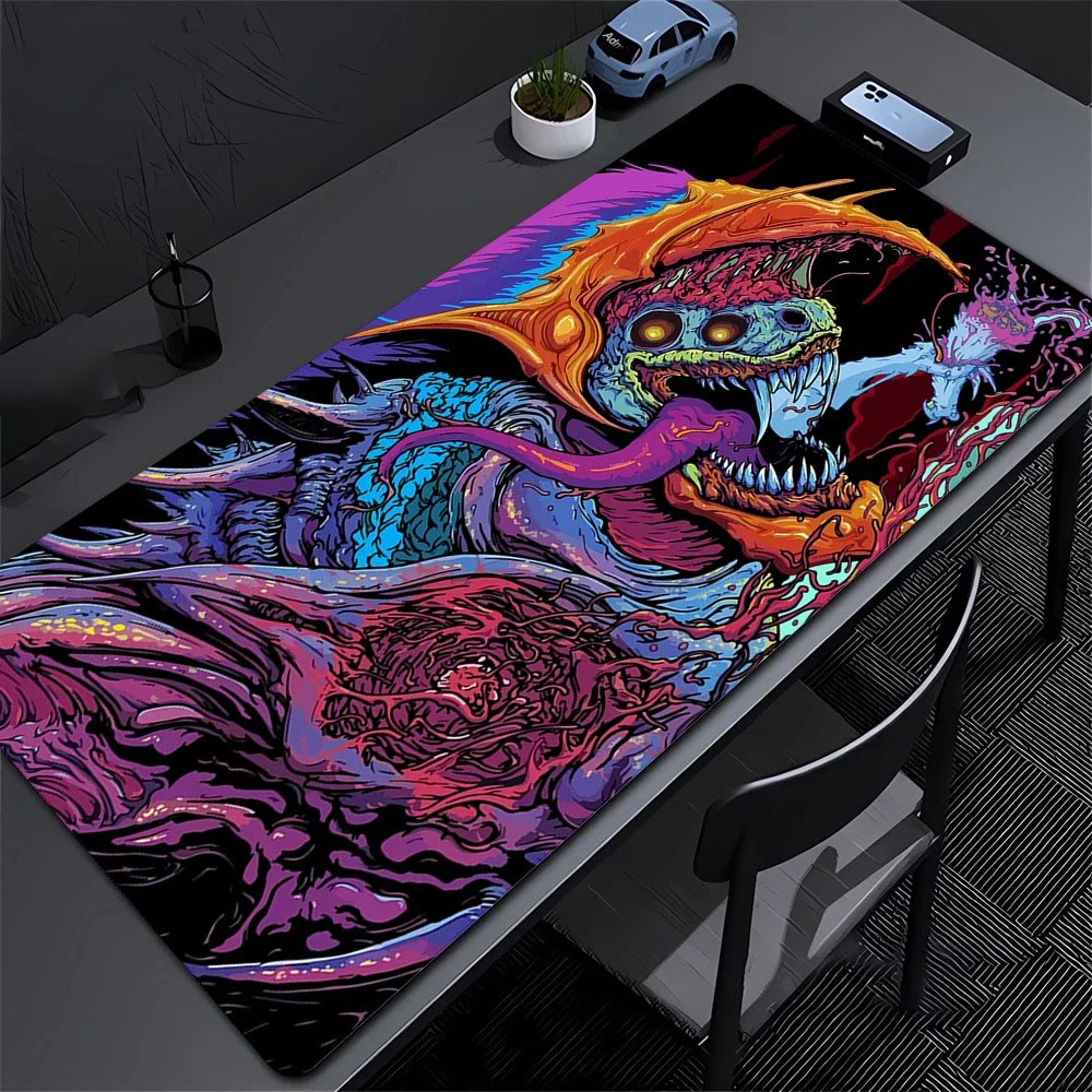 Alas Meja Bunga Peony Naga Tim - Gaming Accessories Pc Setup ulasan dan harga
