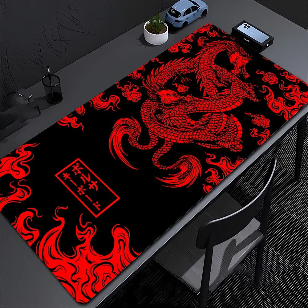Alas Meja Bunga Peony Naga Tim - Gaming Accessories Pc Setup ulasan dan harga