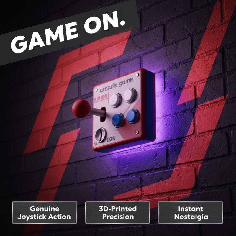 Pelat Tombol Saklar Game Arcad - Vintage Gaming Accessories ulasan dan harga